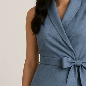 Shawl Collar Wrap Top